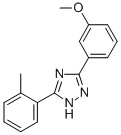 5-(3-Methoxyphenyl)-3-(o-tolyl)-1H-1,2,4-triazole Struktur