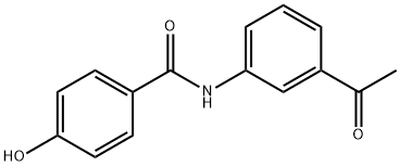 Benzamide, N-(3-acetylphenyl)-4-hydroxy- (9CI) Struktur