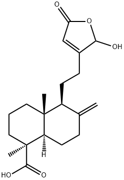 16-Hydroxy-8(17),13-
labdadien-15,16-olid-19-oic acid Struktur