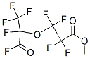 2,2,3,3-Tetrafluoro-3-[1,2,2,2-tetrafluoro-1-(fluorocarbonyl)ethoxy]propanoic acid methyl ester Struktur