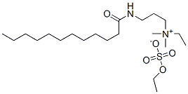 ethyldimethyl[3-[(1-oxododecyl)amino]propyl]ammonium ethyl sulphate Struktur