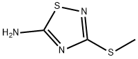 5-AMINO-3-METHYLTHIO-1,2,4-THIADIAZOLE Struktur