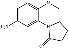 1-(5-amino-2-methoxyphenyl)pyrrolidin-2-one Struktur