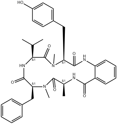 CYCLOASPEPTIDE A Struktur