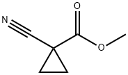 1-CYANO-CYCLOPROPANECARBOXYLIC ACIDMETHYL ESTER Struktur