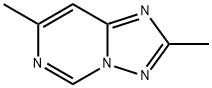 [1,2,4]TRIAZOLO[1,5-C]PYRIMIDINE, 2,7-DIMETHYL- Struktur