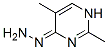 4(1H)-Pyrimidinone, 2,5-dimethyl-, hydrazone (9CI) Struktur