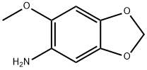 6-METHOXY-1,3-BENZODIOXOL-5-AMINE Struktur