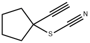 Thiocyanic acid, 1-ethynylcyclopentyl ester (9CI) Struktur