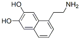 2,3-Naphthalenediol, 5-(2-aminoethyl)- (9CI) Struktur