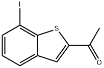 1-(7-IODO-BENZO[B]THIOPHEN-2-YL)-ETHANONE Struktur