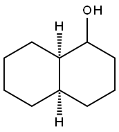 1-Naphthalenol, decahydro-, (4aR,8aR)- (9CI) Struktur