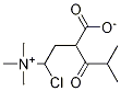 ISOBUTYRYL-L-CARNITINE CHLORIDE Struktur