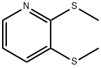 2,3-bis(methylthio)pyridine Struktur