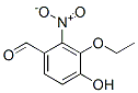 Benzaldehyde, 3-ethoxy-4-hydroxy-2-nitro- (9CI) Struktur