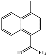 4-METHYL-NAPHTHALENE-1-CARBOXAMIDINE Struktur