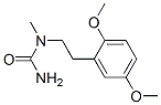 N-(2,5-Dimethoxyphenethyl)-N-methylurea Struktur