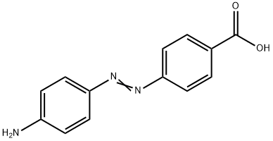 p-[(p-aminophenyl)azo]benzoic acid  Struktur