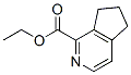 5H-Cyclopenta[c]pyridine-1-carboxylicacid,6,7-dihydro-,ethylester(9CI) Struktur