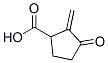 2-Methylene-3-oxocyclopentane-1-carboxylic acid Struktur