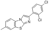 2-(2,4-DICHLOROPHENYL)-7-METHYLIMIDAZO[2,1-B]BENZOTHIAZOLE Struktur