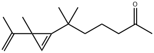 6-Methyl-6-[3-methyl-3-(1-methylethenyl)-1-cyclopropen-1-yl]-2-heptanone Struktur