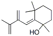 1,3,3-Trimethyl-2-[(1E)-3-methyl-2-methylene-3-buten-1-ylidene]cyclohexanol Struktur