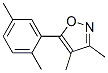 5-(2,5-Dimethylphenyl)-3,4-dimethylisoxazole Struktur