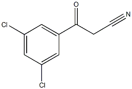 3-(3,5-dichlorophenyl)-3-oxopropanenitrile Struktur