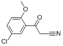 3-(5-CHLORO-2-METHOXY-PHENYL)-3-OXO-PROPIONITRILE Struktur