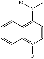 4-(N-hydroxy-N-methylamino)quinoline 1-oxide Struktur