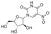 5-nitro-1-arabinofuranosyluracil Struktur