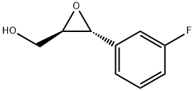 R,R-3-FLUOROPHENYLGLYCIDOL Struktur