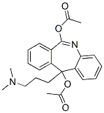 11-(3-Dimethylaminopropyl)-11H-dibenz[b,e]azepine-6,11-diol diacetate Struktur