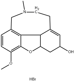 GALANTHAMINE HYDROBROMIDE Structure