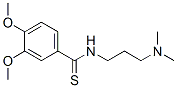 3,4-Dimethoxy-N-[3-(dimethylamino)propyl]benzothioamide Struktur