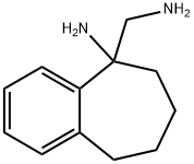 6,7,8,9-Tetrahydro-5-aminomethyl-5H-benzocyclohepten-5-amine Struktur