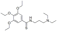 N-[3-(Diethylamino)propyl]-3,4,5-triethoxybenzothioamide Struktur