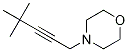 4-(4,4-diMethyl-pent-2-ynyl)-Morpholine Struktur