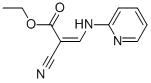 2-CYANO-3-(PYRIDIN-2-YLAMINO)-ACRYLIC ACID ETHYL ESTER Struktur