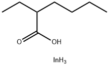 2-ethylhexanoic acid, indium salt Struktur