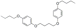 1-butoxy-4-[4-(4-butoxyphenoxy)butoxy]benzene Struktur