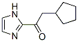 2-Cyclopentyl-1-(1H-imidazol-2-yl)ethanone Struktur