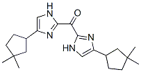 3,3-Dimethylcyclopentyl(1H-imidazol-2-yl) ketone Struktur