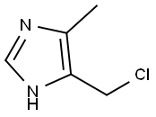 4-甲基-5-氯甲基咪唑, 69395-89-7, 結(jié)構(gòu)式