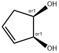 cis-1-Cyclopentene-3,4-diol Struktur