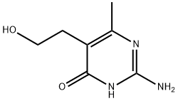 2-AMINO-6-HYDROXY-5-(B-HYDROXYETHYL)-4-METHYLPYRIMIDINE Struktur