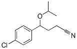 4-chloro-gamma-(1-methylethoxy)benzenebutyronitrile Struktur