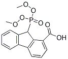 9-(Dimethoxyphosphoryl)-9H-fluorene-1-carboxylic acid Struktur