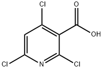 2,4,6-TRICHLORONICOTINIC ACID Struktur